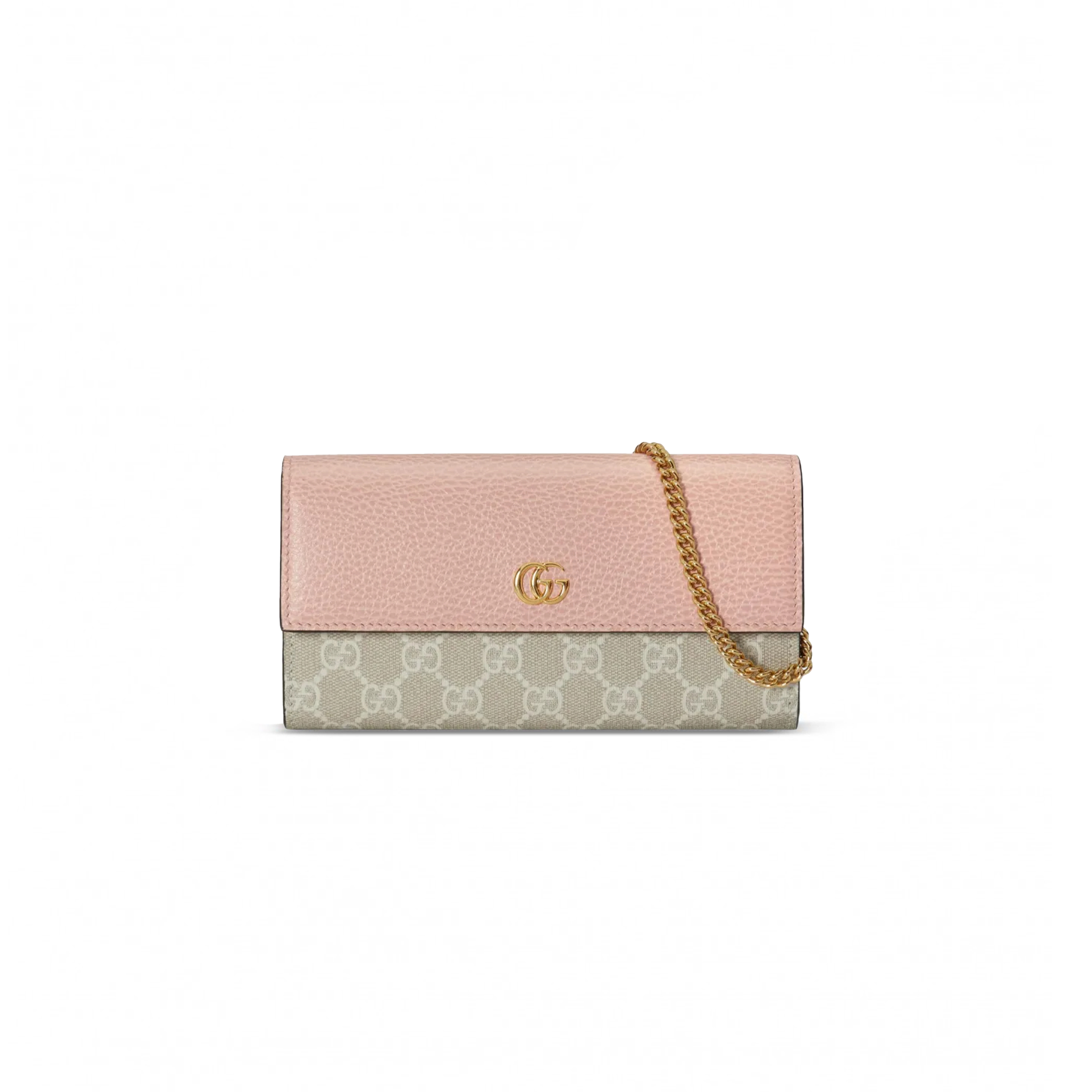 GUCCI GG MARMONT BI-COLOR WALLET ON CHAIN ‎546585AACFE5945 (19*10cm)